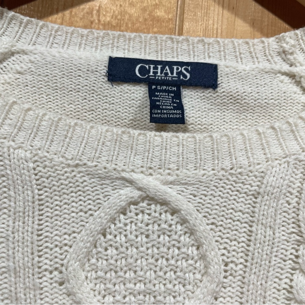Chaps Cable Knit Sweater - Picture 2 of 4